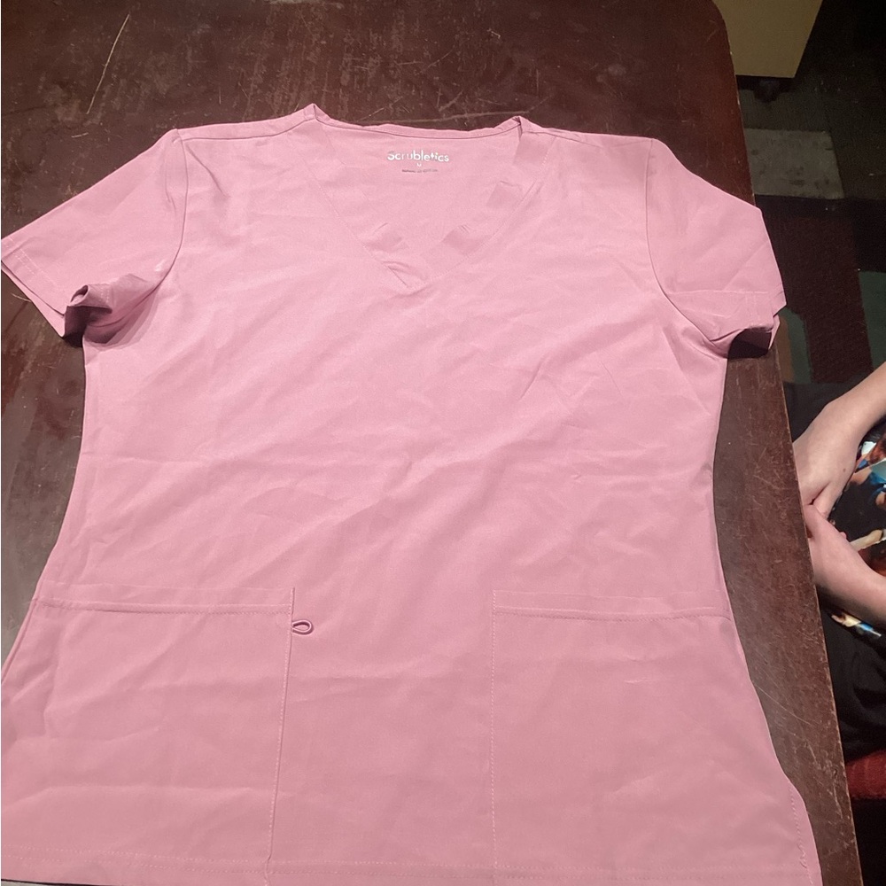 Pink Women's Scrub Top